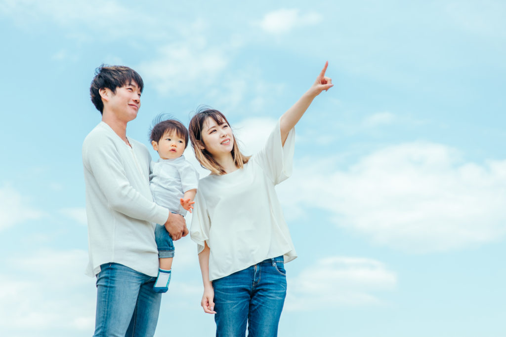 健康な身体づくりをして幸せな人生を歩む家族